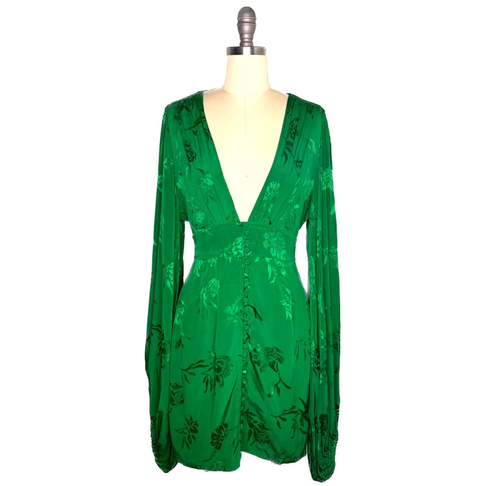 Rat and Boa v-neck mini dress.